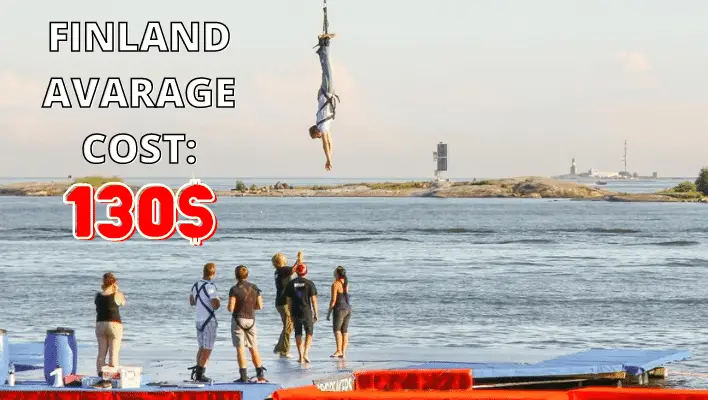 Bungee Jump in Finland AVARAGE COST 130$