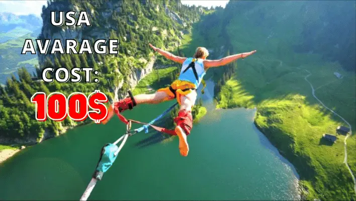 Bungee Jump in USA AVARAGE COST $100