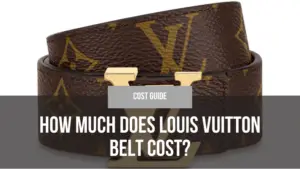 How Much Does Louis Vuitton Belt Cost