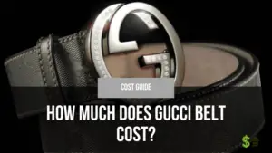 How much does Gucci belt cost