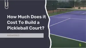 Cost To Build a Pickleball Court