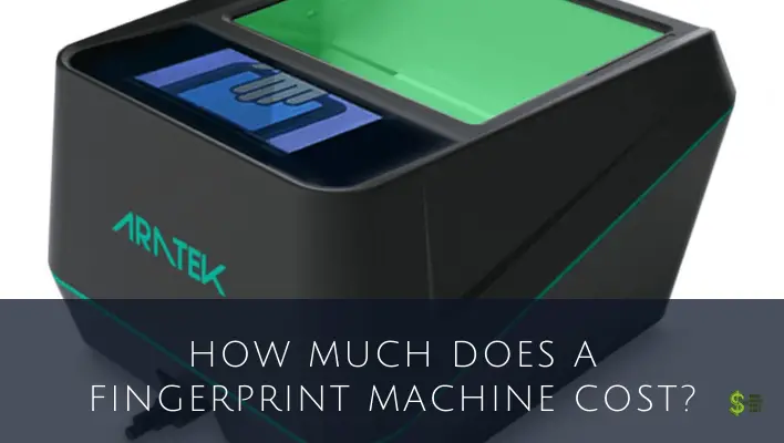 How Much Is A Fingerprint Test