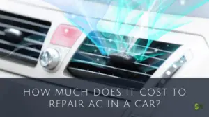 cost to repair air condition in a car